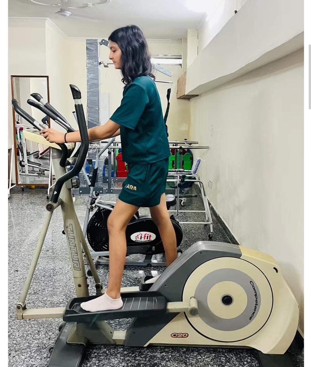 Cycle cum Cross Trainer